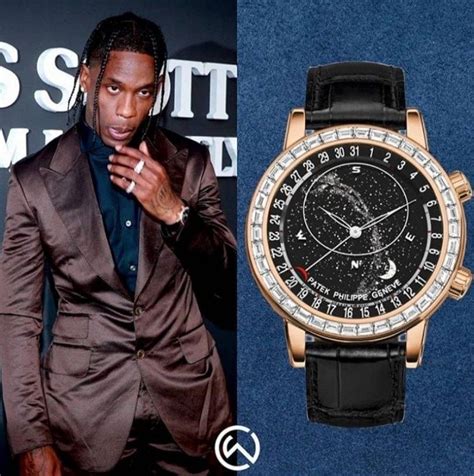 travis scott patek philippe|Travis Scott's watch collection is the hottest in the game.